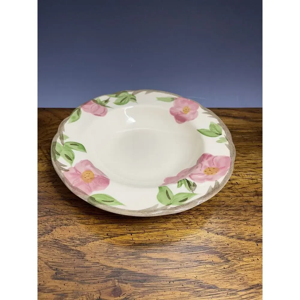 1 Franciscan‎ Johnson Bros 1995 ENGLAND Soup Bowl Pasta 8” Desert Rose